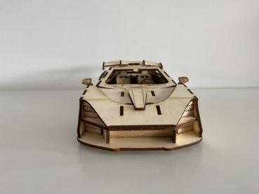 McLaren - Senner GTR  as 3D large model - front view